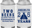 Custom Birthday Neoprene Can Coolers - Cheers To 25 Years | 20163