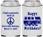 Custom Birthday Neoprene Can Coolers - 60th | 20186