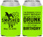 Custom Birthday Neoprene Can Coolers - 75th | 20195