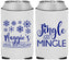 Custom Birthday Neoprene Can Coolers - 25th Christmas | 20197