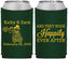 Custom Wedding Neoprene Can Coolers - Happily Ever After Tractor | 202