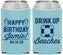 Custom Birthday Neoprene Can Coolers - Drink Up Beaches | 20207