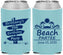 Custom Birthday Neoprene Can Coolers - 65th Beach | 20210