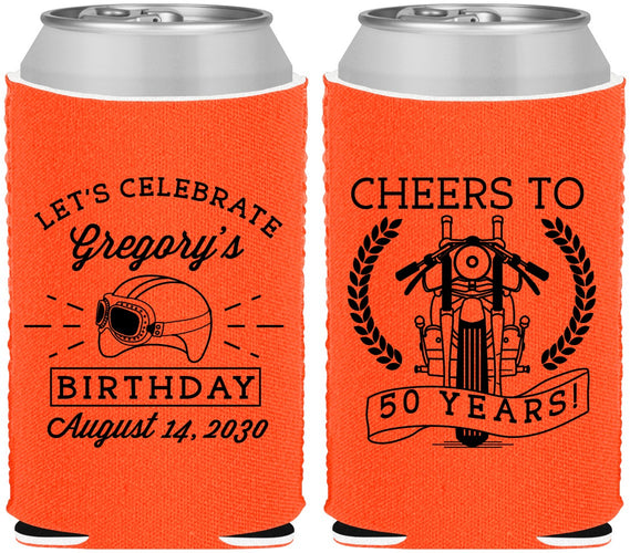 Custom Birthday Neoprene Can Coolers - Cheers To 50 Years | 20220