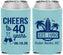 Custom Birthday Neoprene Can Coolers - 40th Beach | 20226