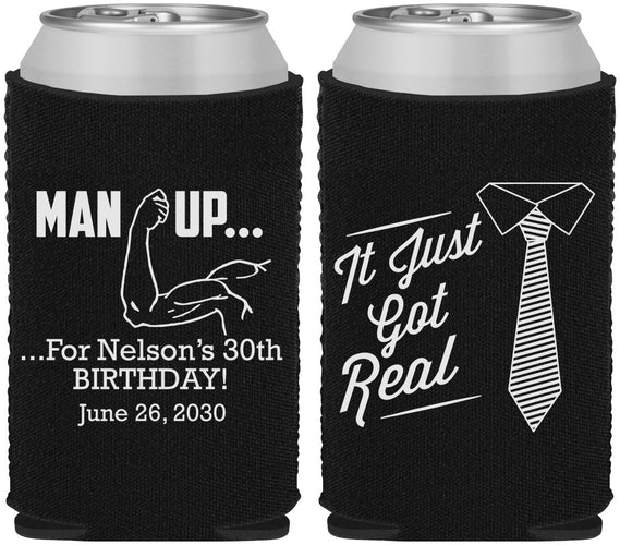 Custom Birthday Neoprene Can Coolers - 30th | 20234