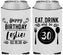 Custom Birthday Neoprene Can Coolers - 30th | 20240