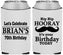Custom Birthday Neoprene Can Coolers - 70th | 20251