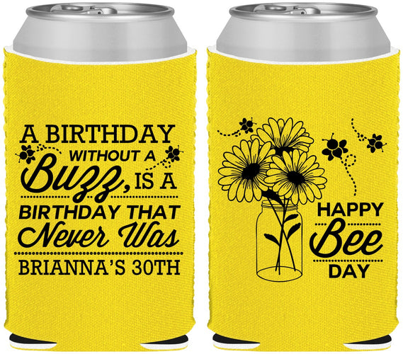 Custom Birthday Neoprene Can Coolers - 30th | 20255