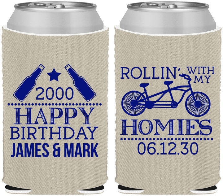 Custom Birthday Neoprene Can Coolers - 30th | 20259