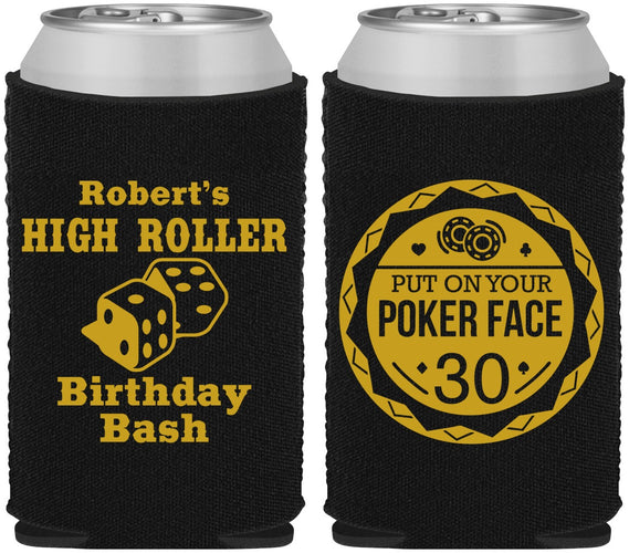 Custom Birthday Neoprene Can Coolers - 30th Las Vegas | 20262