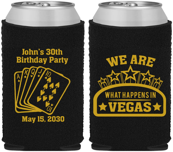 Custom Birthday Neoprene Can Coolers - 20th Las Vegas | 20263
