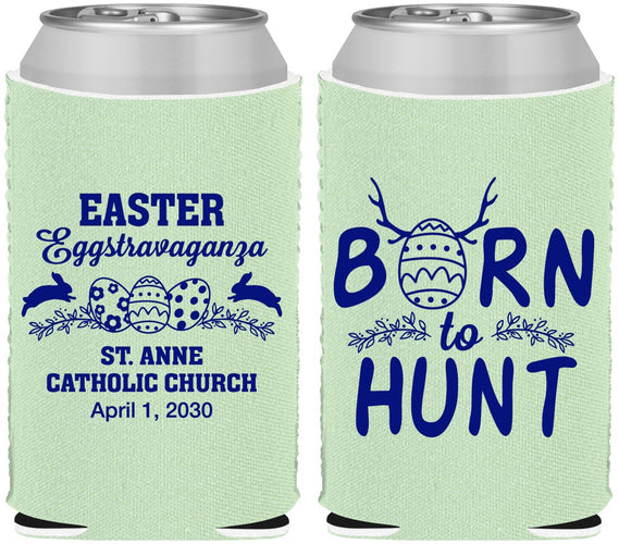 Custom Easter Neoprene Can Coolers - Born To Hunt | 210001