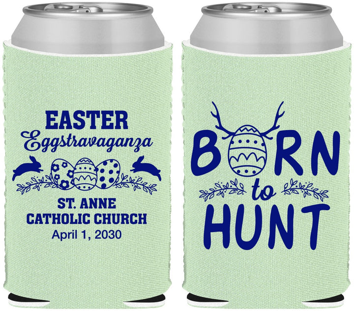 Custom Easter Neoprene Can Coolers - Born To Hunt | 210001
