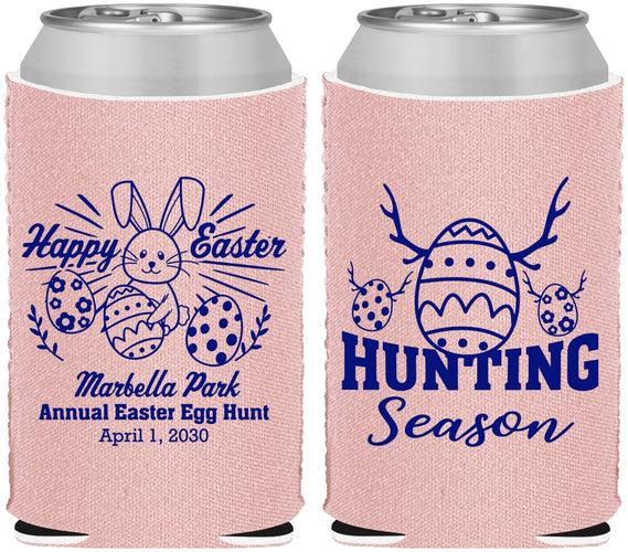 Custom Easter Neoprene Can Coolers - Bunny Egg Hunt | 210003