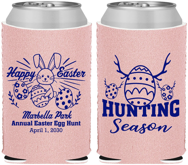 Custom Easter Neoprene Can Coolers - Bunny Egg Hunt | 210003