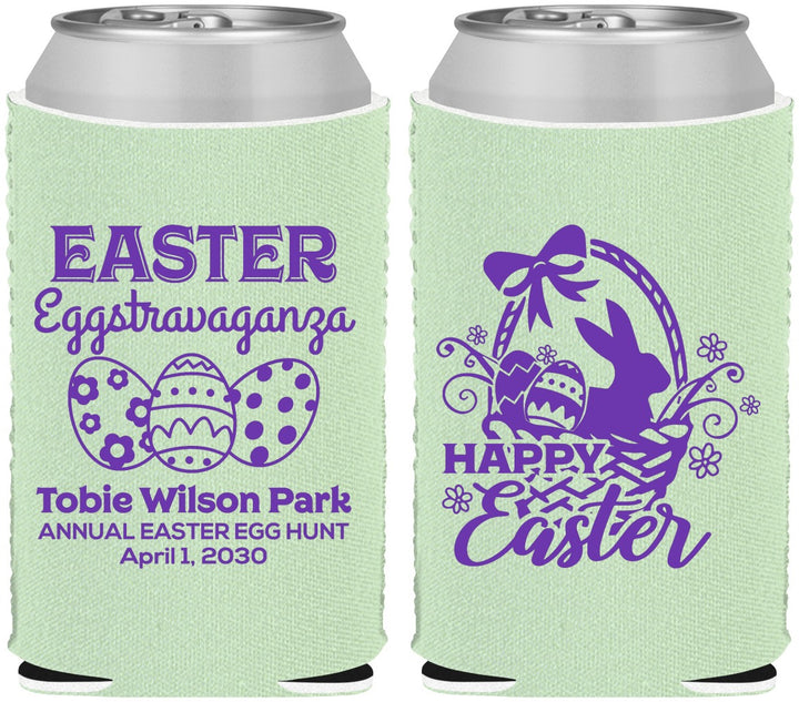 Custom Easter Neoprene Can Coolers - Easter Bunny | 210008