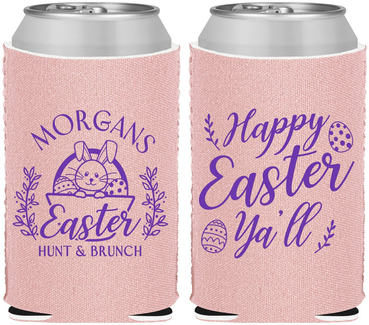 Custom Easter Neoprene Can Coolers - Easter Bunny | 210010