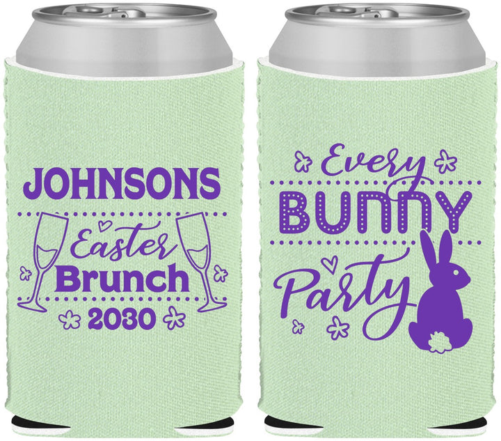 Custom Easter Neoprene Can Coolers - Every Bunny Party | 210016