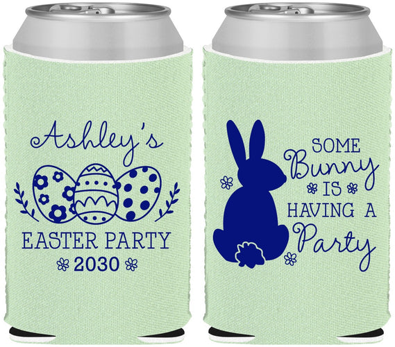Custom Easter Neoprene Can Coolers - Bunny Eggs | 210017