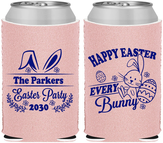 Custom Easter Neoprene Can Coolers - Bunny Eggs | 210019