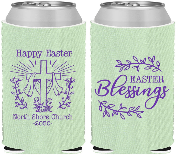 Custom Easter Neoprene Can Coolers - Blessings Church | 210020