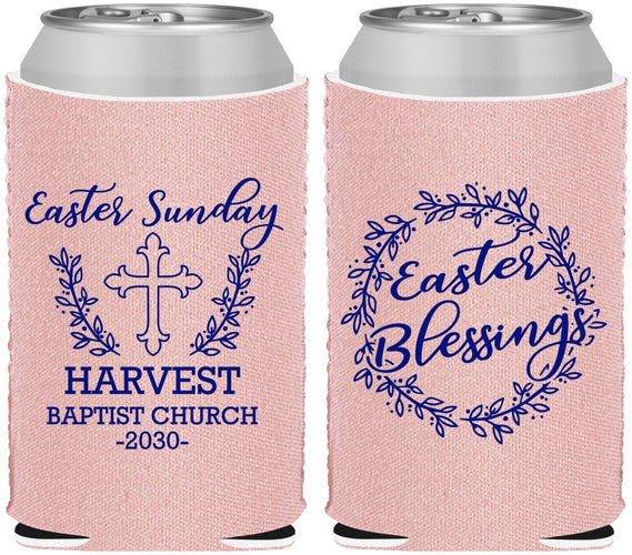 Custom Easter Neoprene Can Coolers - Easter Sunday Church | 210023