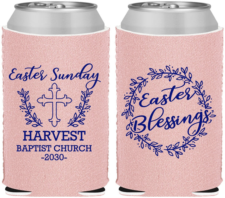 Custom Easter Neoprene Can Coolers - Easter Sunday Church | 210023