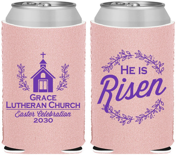 Custom Easter Neoprene Can Coolers - He Is Risen | 210026