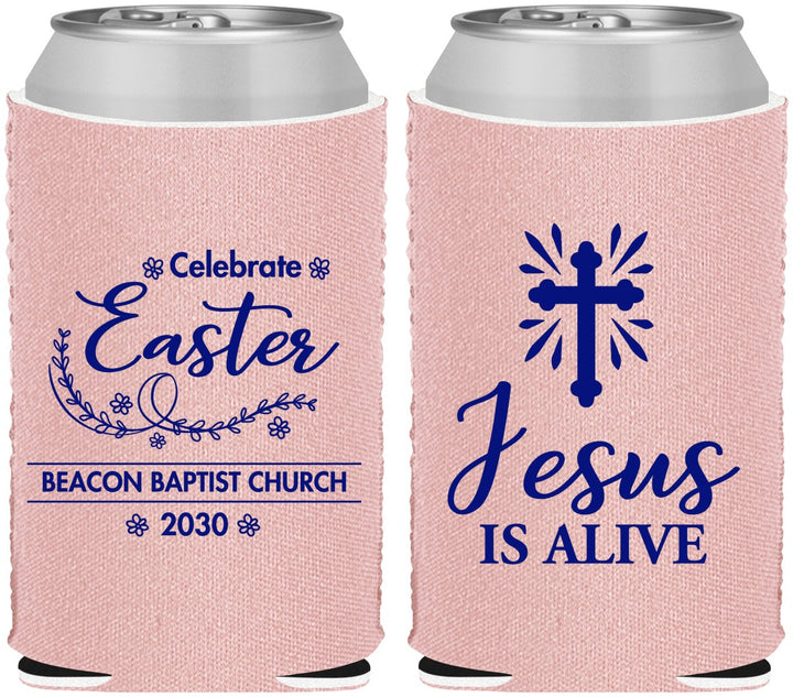 Custom Easter Neoprene Can Coolers - Jesus Is Alive | 210027