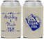Custom Wedding Neoprene Can Coolers - The Hunt Is Over Mason Jar | 218