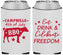 Custom 4th Of July Neoprene Can Coolers - Eat Drink Freedom | 220000