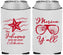 Custom 4th Of July Neoprene Can Coolers - Beach Merica Yall | 220028