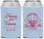 Custom Wedding Neoprene Can Coolers - Hot Air Balloon | 225