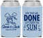 Custom Wedding Neoprene Can Coolers - Vows Are Done Cruise | 229