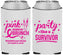 Custom Awareness Neoprene Can Coolers - Party Like A Survivor | 230005