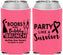 Custom Awareness Neoprene Can Coolers - Party Like A Survivor | 230006
