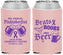 Custom Awareness Neoprene Can Coolers - Brats Boobs Beer | 230012