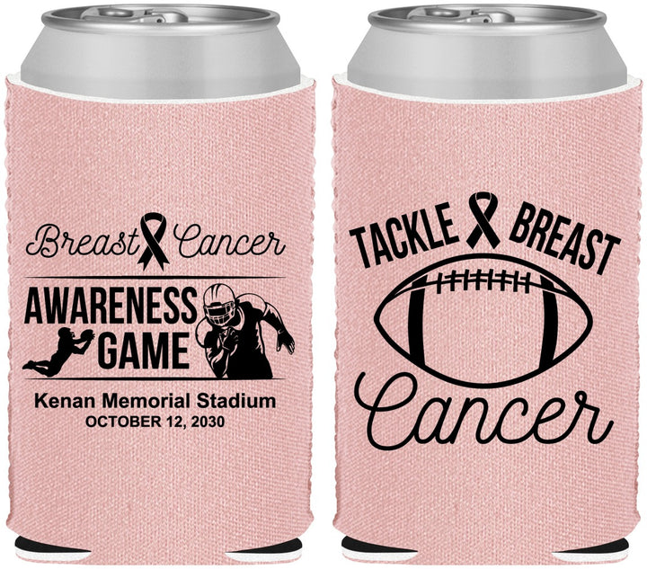 Custom Awareness Neoprene Can Coolers - Football Tackle | 230019
