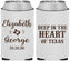Custom Wedding Neoprene Can Coolers - Deep In The Heart Of Texas | 237