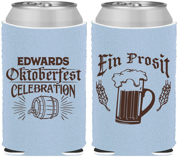 Custom Oktoberfest Neoprene Can Coolers - Ein Prosit | 240002
