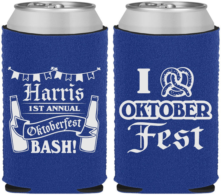 Custom Oktoberfest Neoprene Can Coolers - Pretzel | 240009