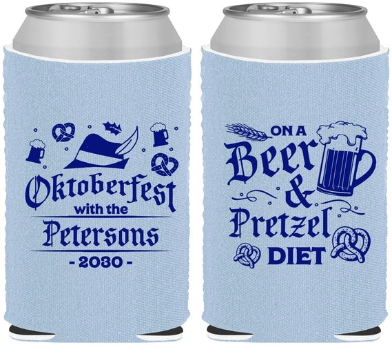 Custom Oktoberfest Neoprene Can Coolers - Pretzel | 240012