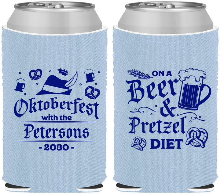Custom Oktoberfest Neoprene Can Coolers - Pretzel | 240012