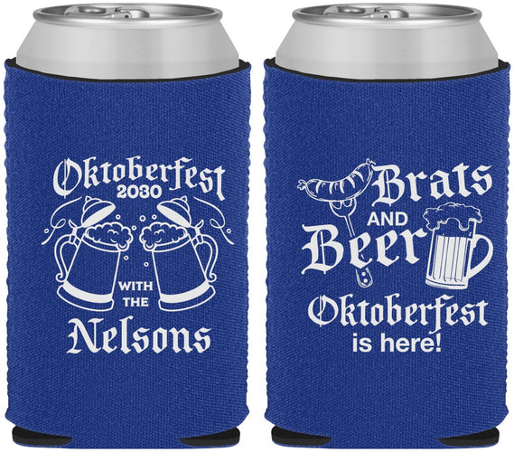 Custom Oktoberfest Neoprene Can Coolers - Brats Beer | 240013