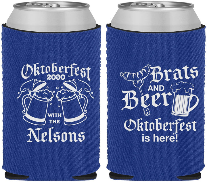 Custom Oktoberfest Neoprene Can Coolers - Brats Beer | 240013