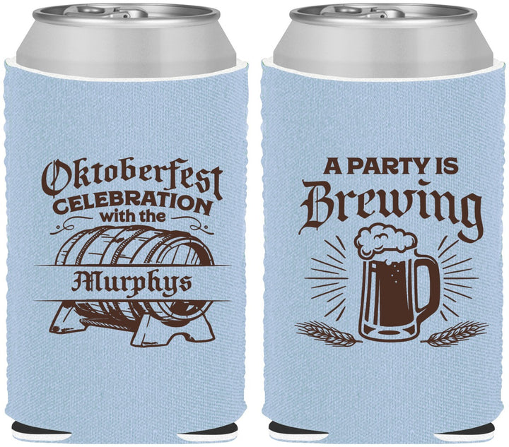 Custom Oktoberfest Neoprene Can Coolers - Beer Keg | 240014