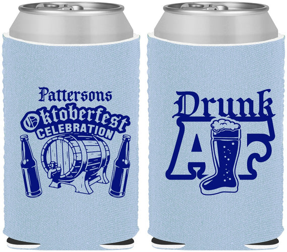 Custom Oktoberfest Neoprene Can Coolers - Drunk Af | 240016