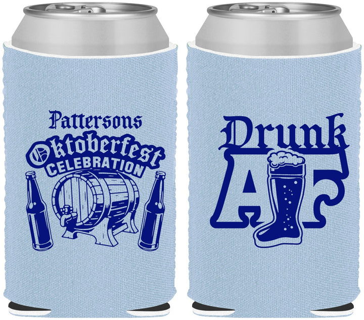 Custom Oktoberfest Neoprene Can Coolers - Drunk Af | 240016