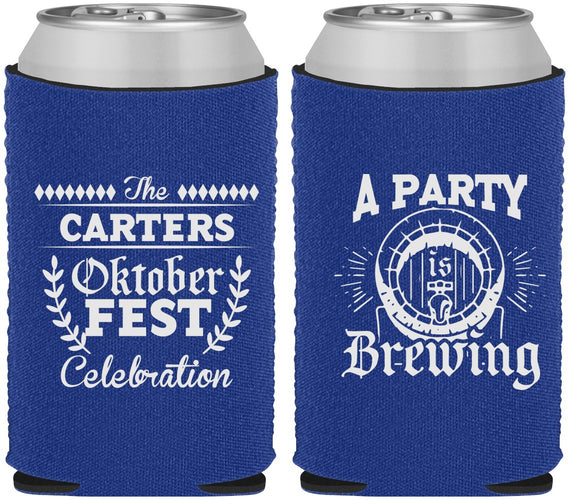 Custom Oktoberfest Neoprene Can Coolers - Beer Keg | 240017